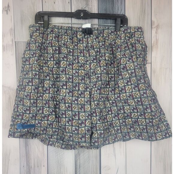 Vintage 90s Columbia Swim Trunks Abstract Print Size XL - Picture 1 of 8